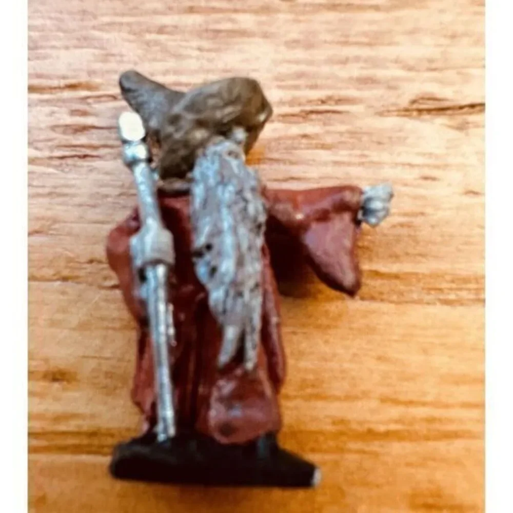 Wizard Merlin Sorcerer Armor Class 2 Miniature‎ Fantasy AD&D Hand Painted 1970's